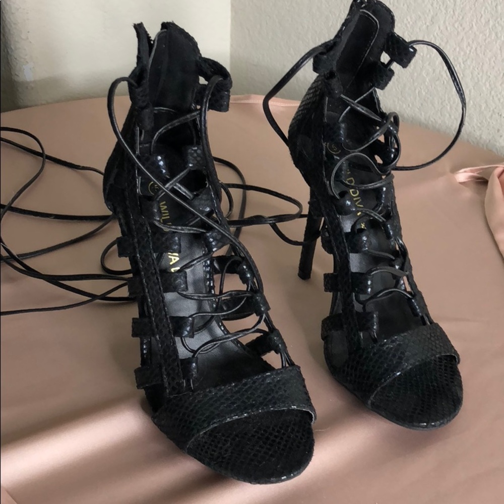 Black heels